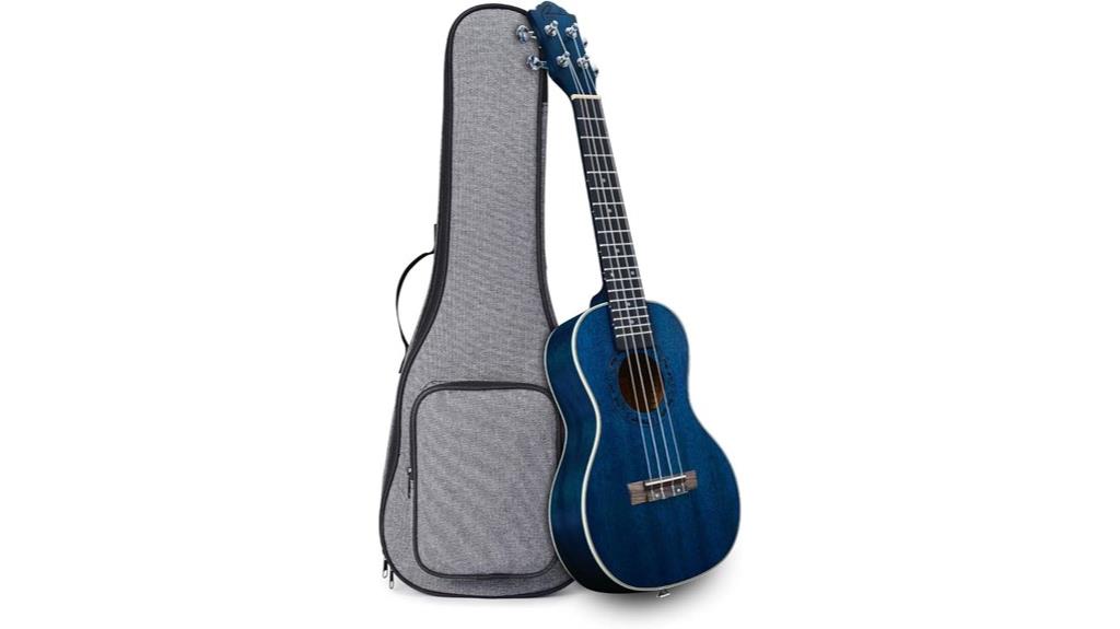 concert ukulele with lessons