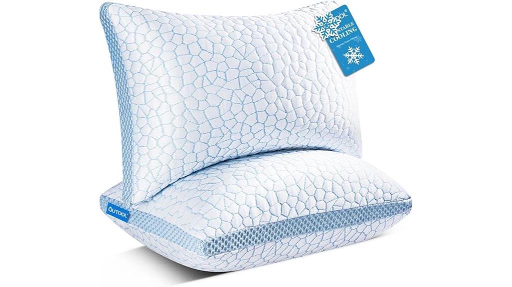 cooling memory foam pillows