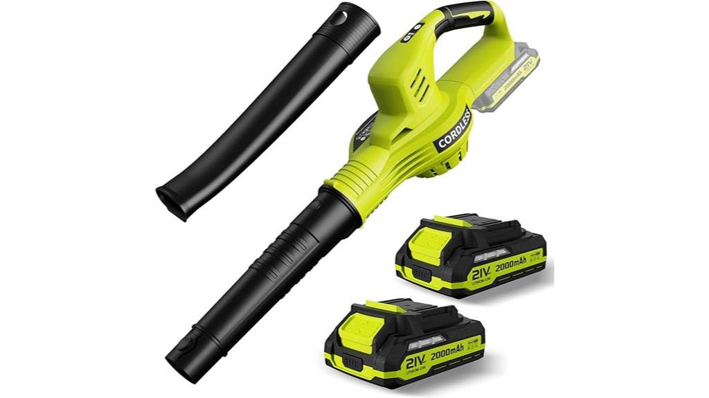 cordless 21v leaf blower