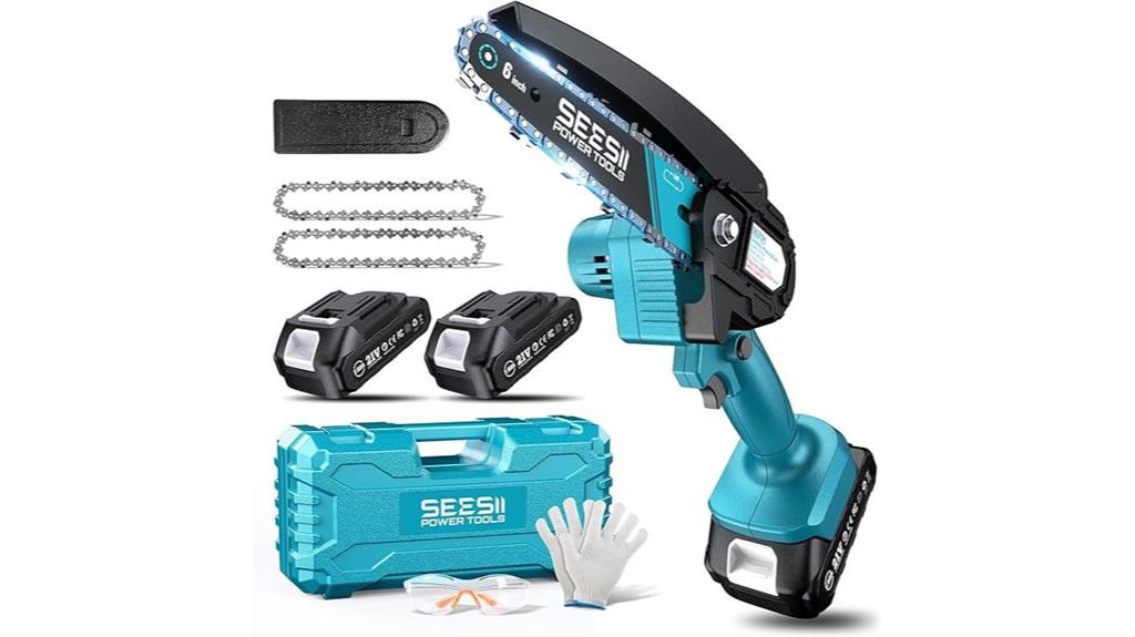 cordless mini chain saw