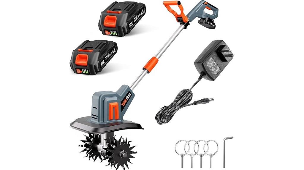 cordless tiller 360 rpm