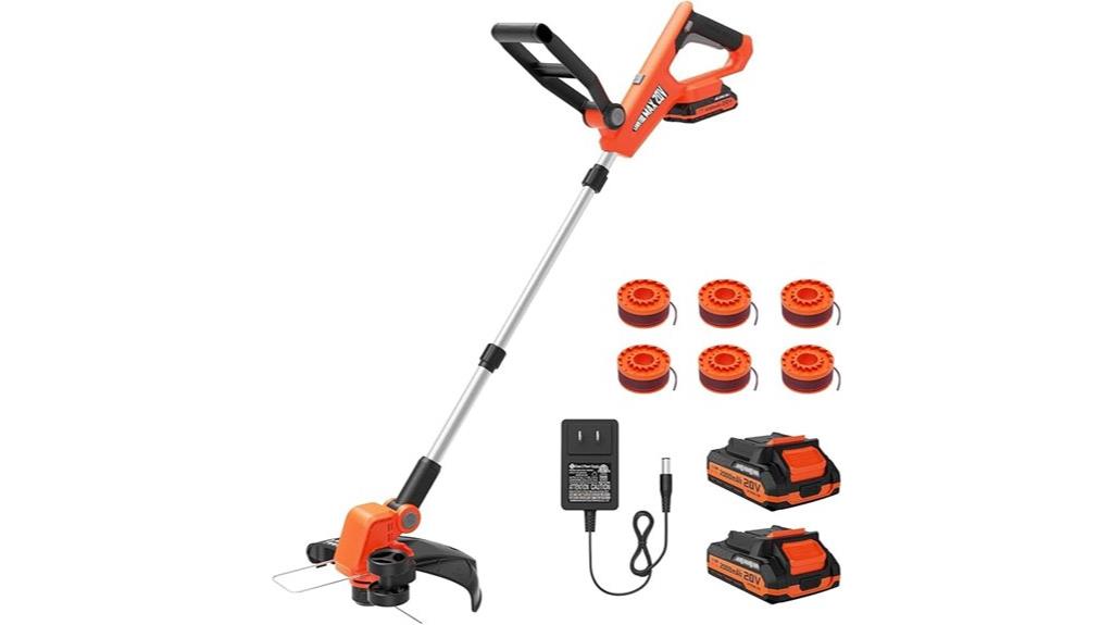 cordless trimmer edger kit