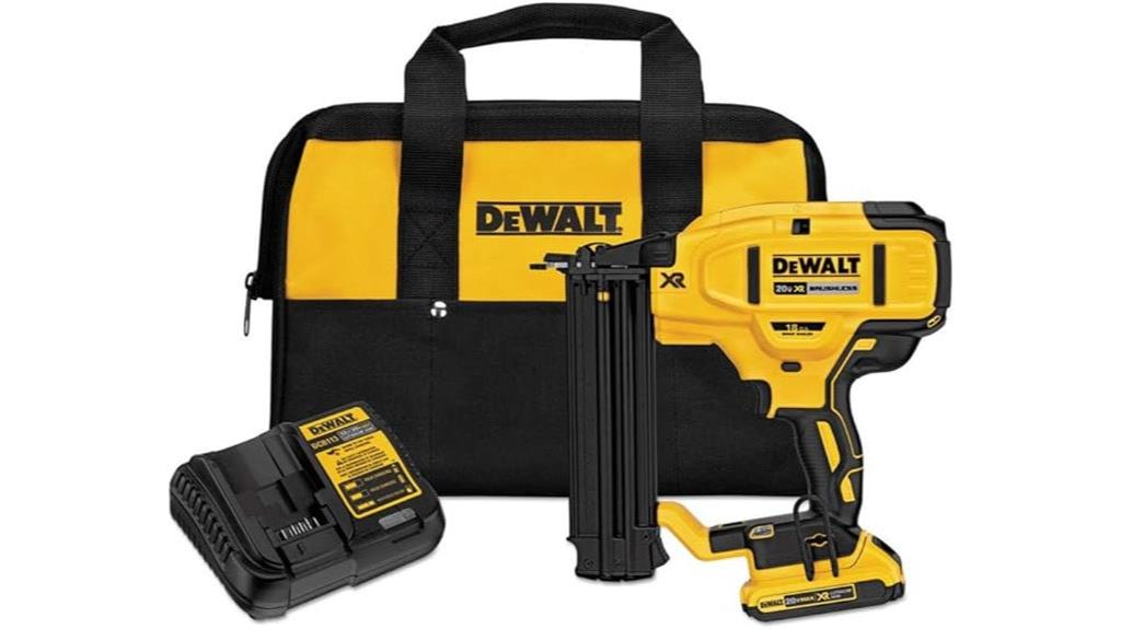 dewalt 20v cordless brad nailer