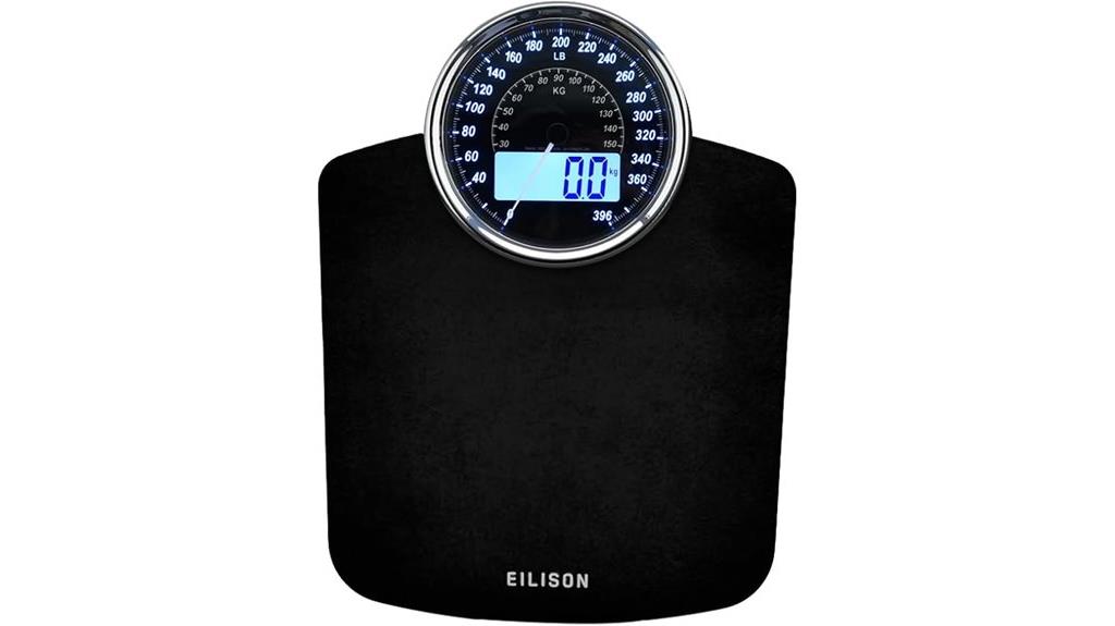 digital and analog scale