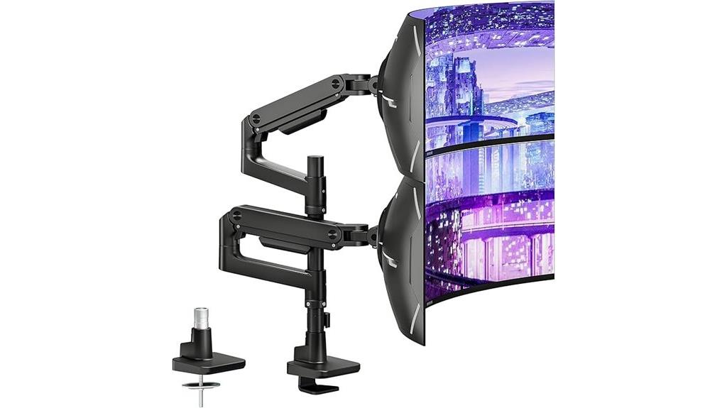 dual ultrawide monitor mount