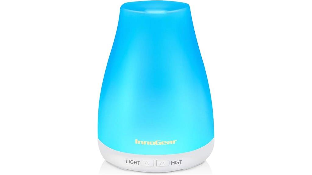 elegant diffuser with lighting