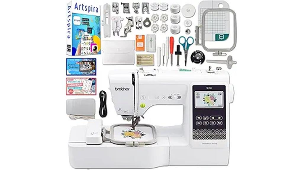 embroidery and sewing machine