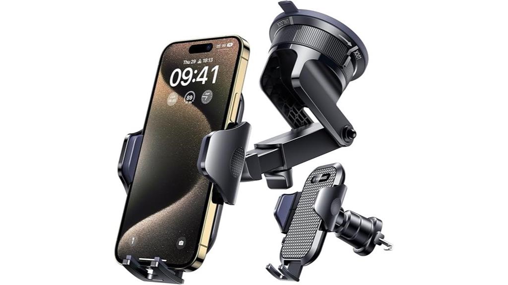 enhanced car phone mount