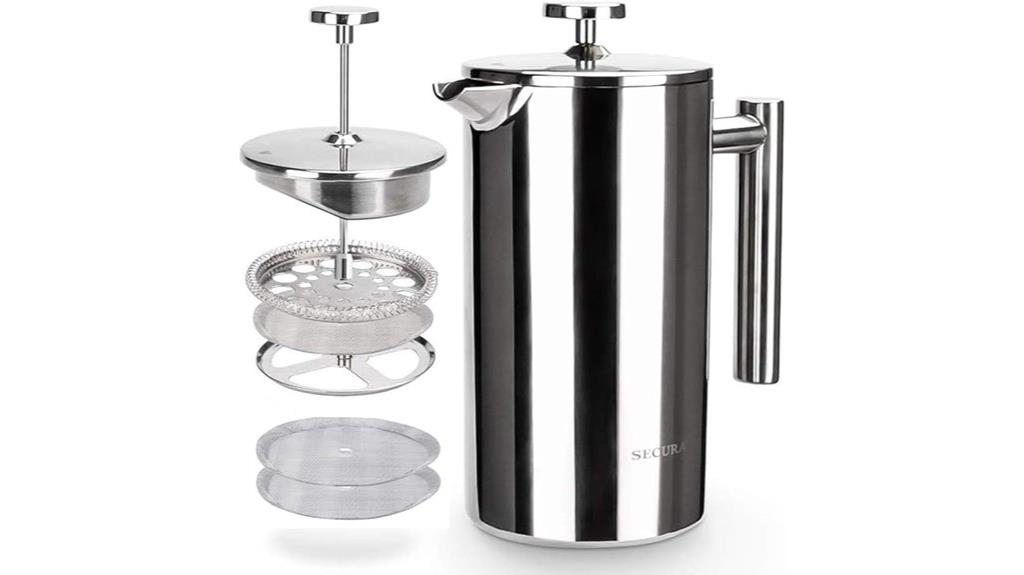 french press stainless steel