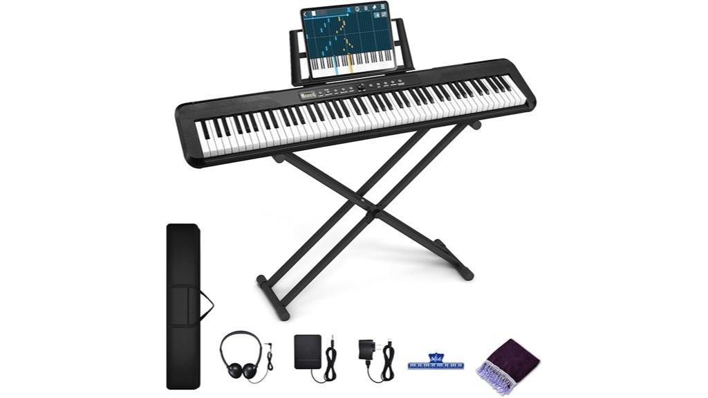 full size digital piano bundle