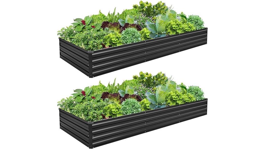 galvanized raised garden bed