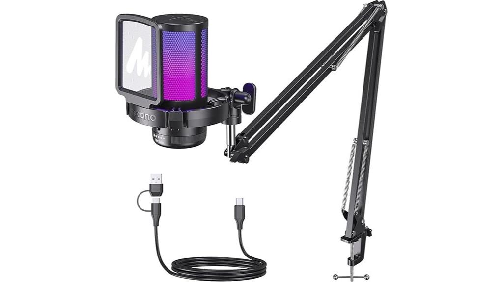gaming microphone with boom