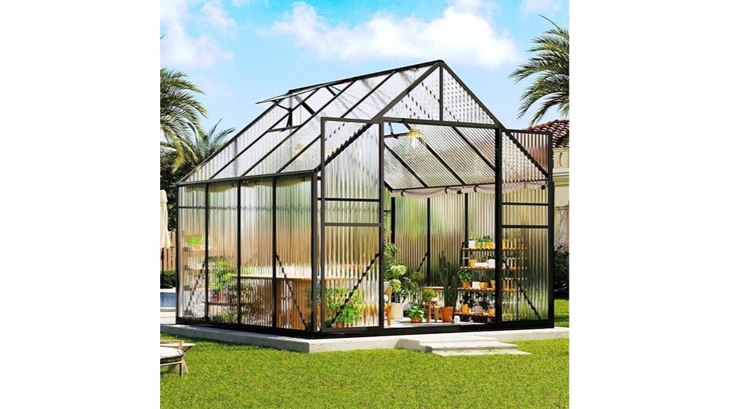 greenhouse polycarbonate outdoor large