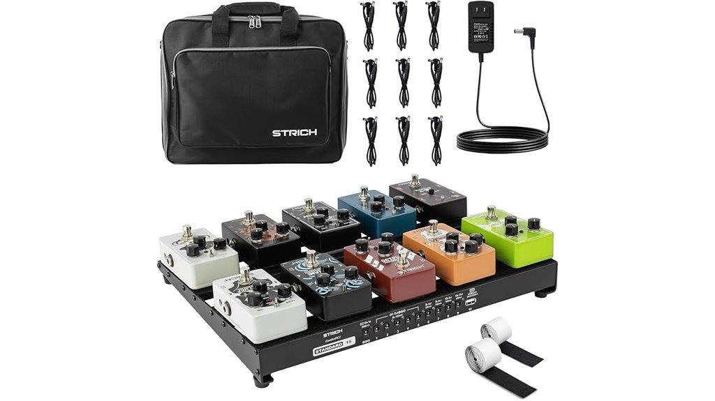 guitar pedal board power
