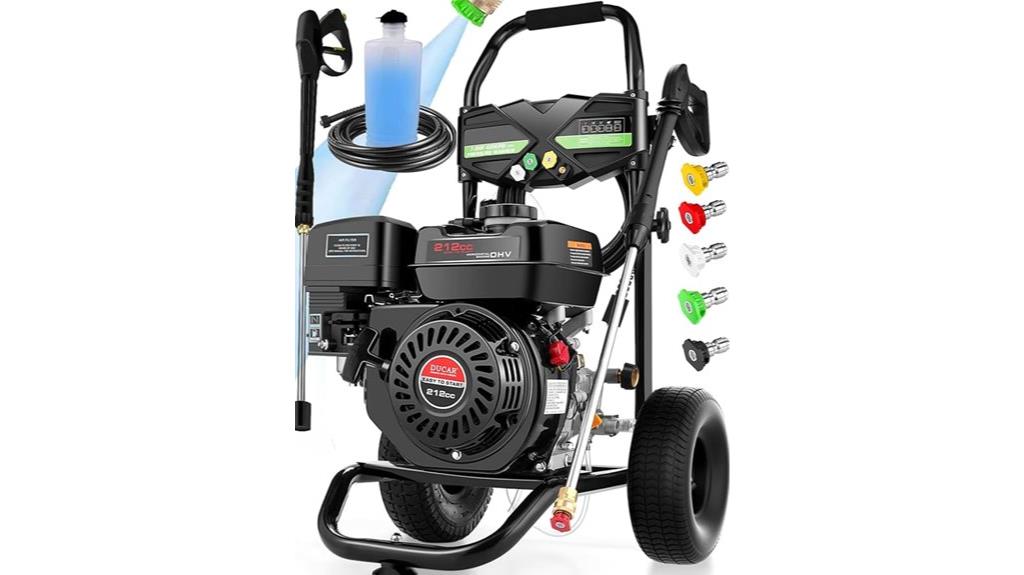 high pressure gas washer