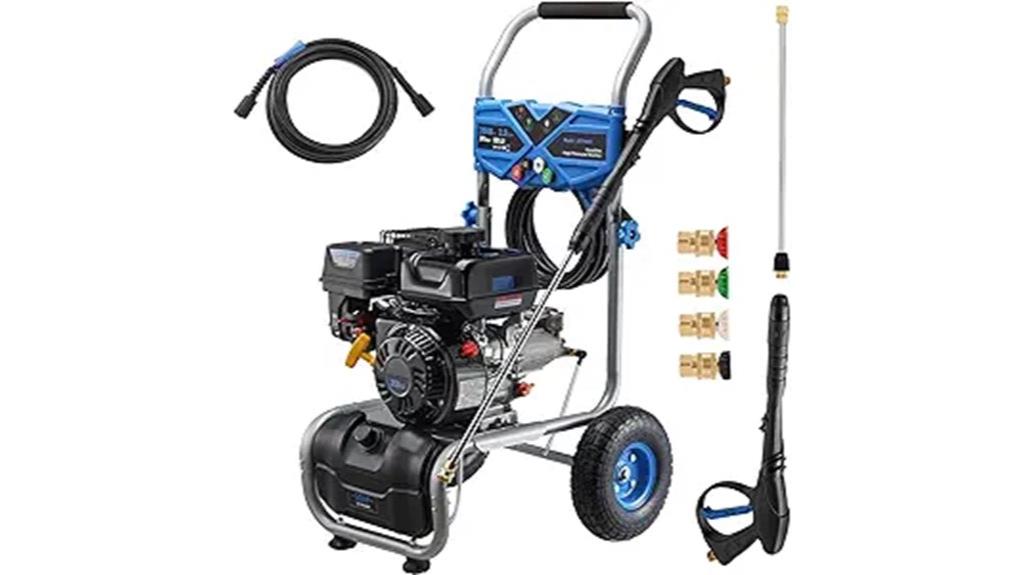 high pressure gas washer