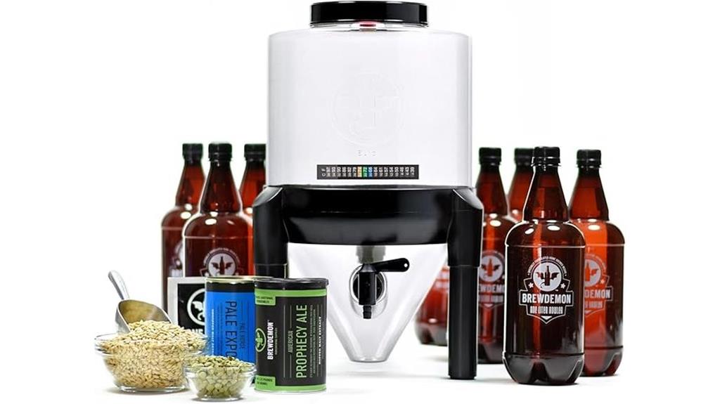 home brewing kit bottles