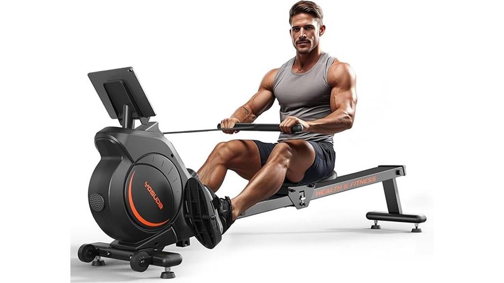 home magnetic water rowing machine