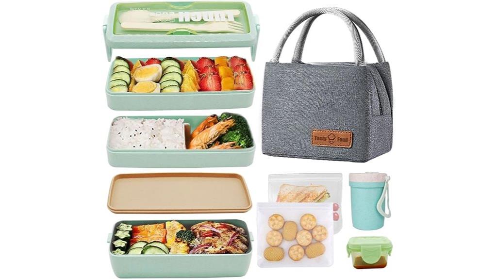 japanese style lunch box kit