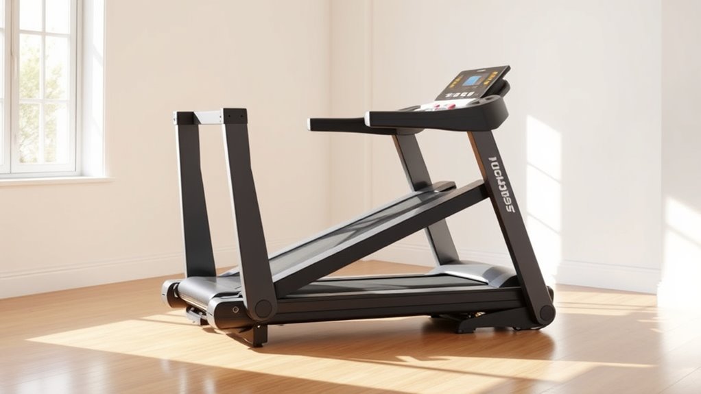 key features for folding treadmills