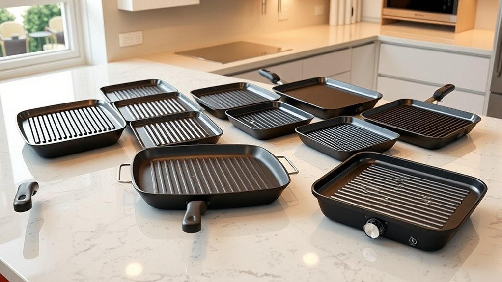 key flat griddle features