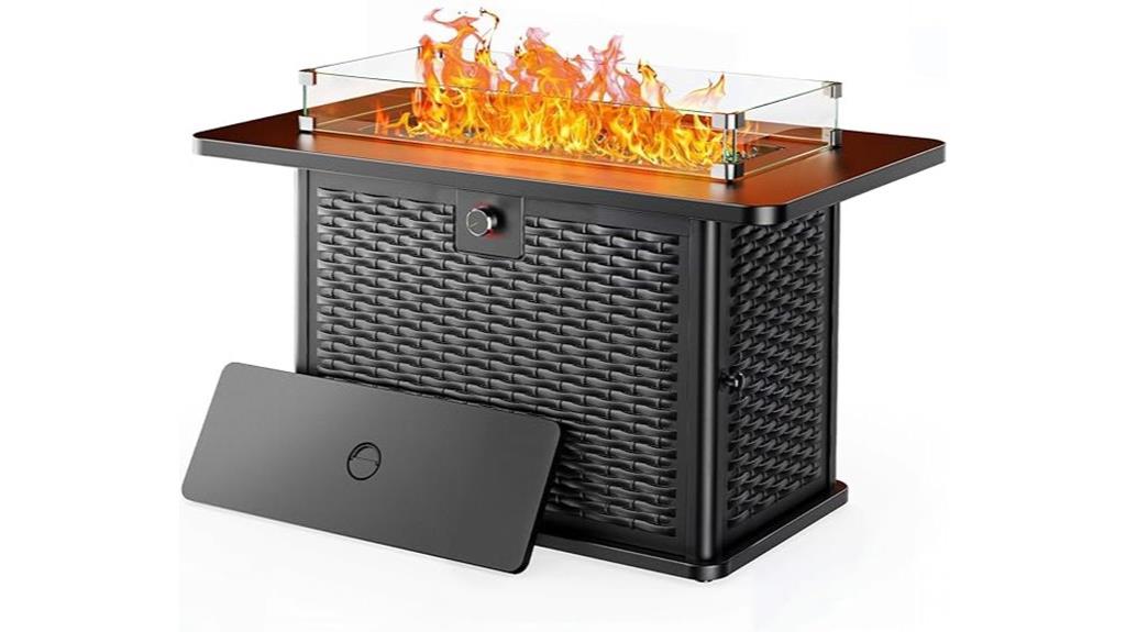 large propane fire pit