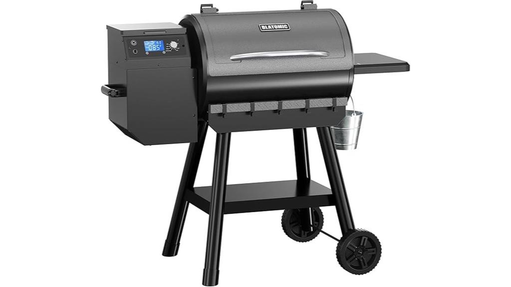 lcd pellet smoker grill