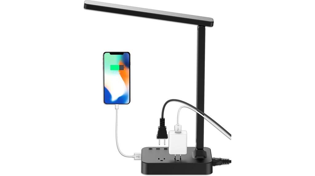 led desk lamp with usb