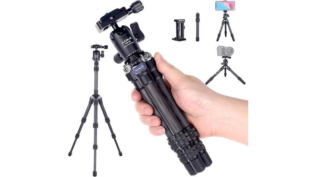 lightweight carbon fiber tripod