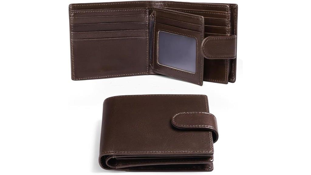 men s rfid bifold wallet