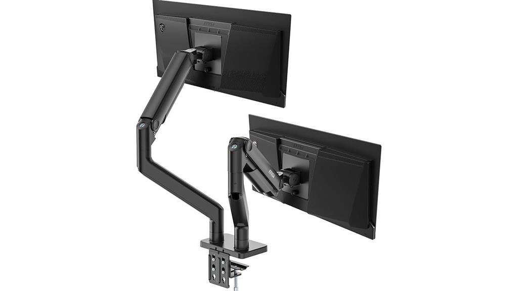 msi dual monitor arms