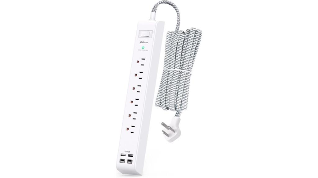 multiple usb and power outlets