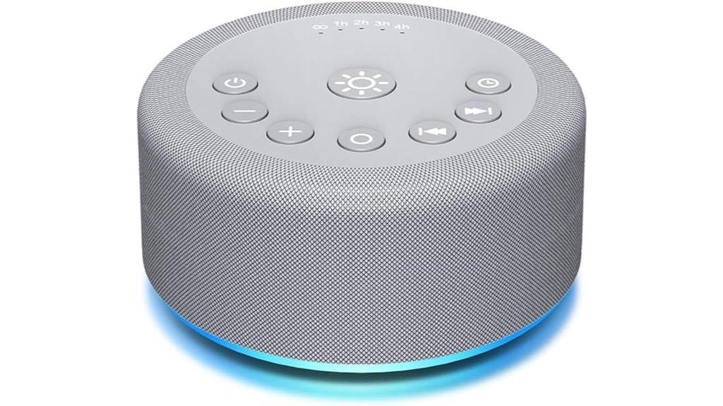 night light with white noise