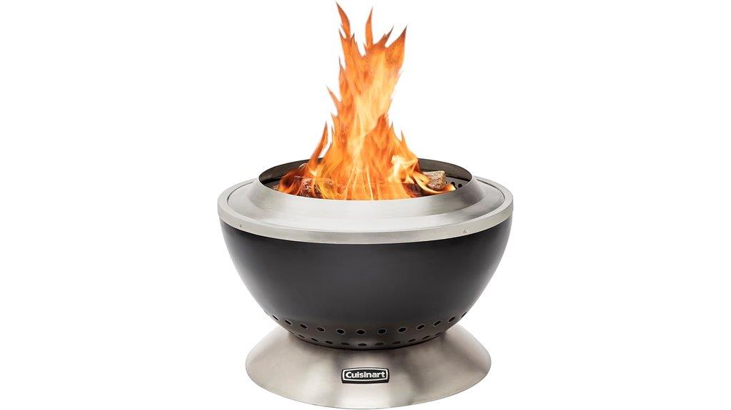 outdoor smoke free fire pit