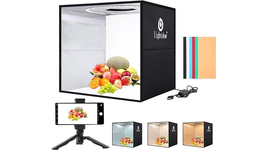 photography kit with backdrops