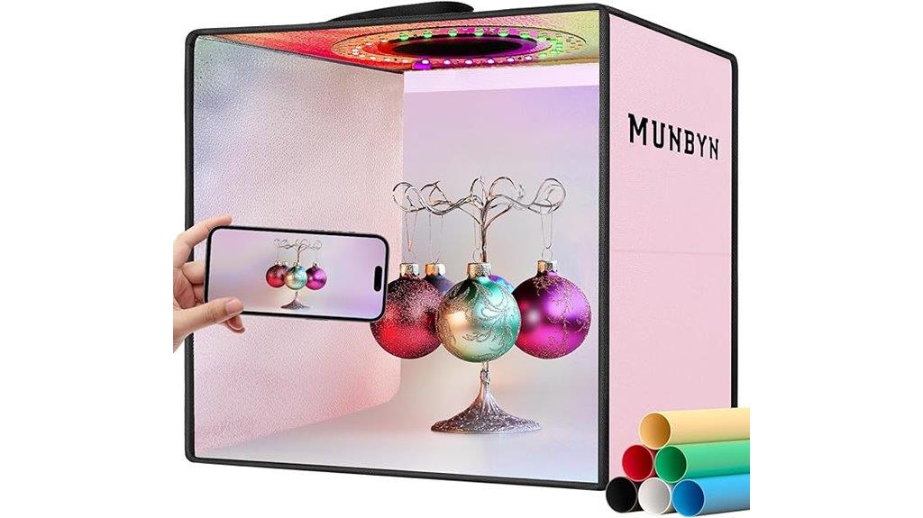 photography kit with rgb leds