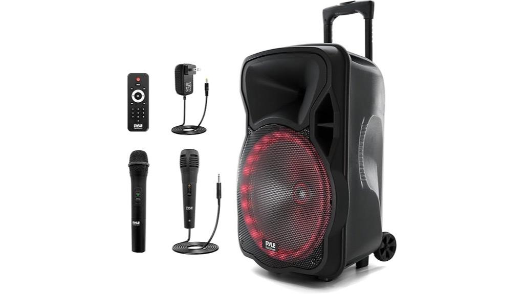 portable 12 inch bluetooth speaker
