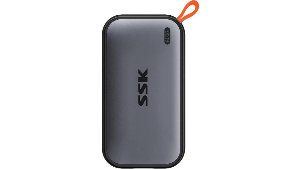 portable 500gb external ssd