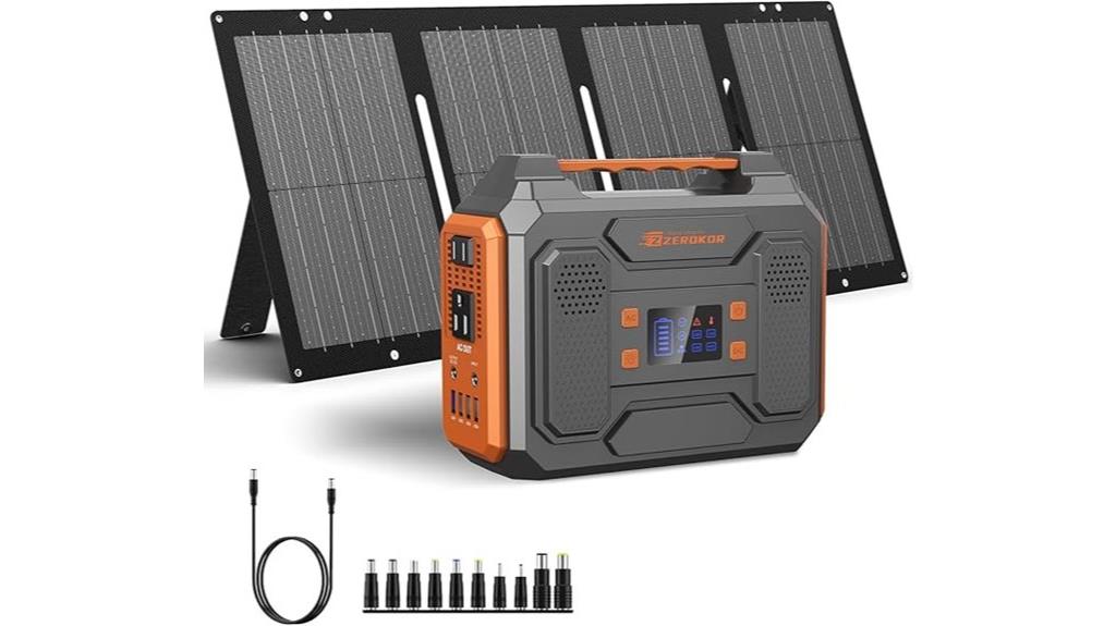 portable 60w solar battery