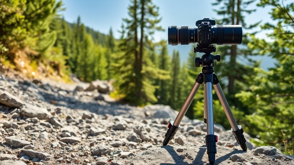 portable adjustable stable tripod