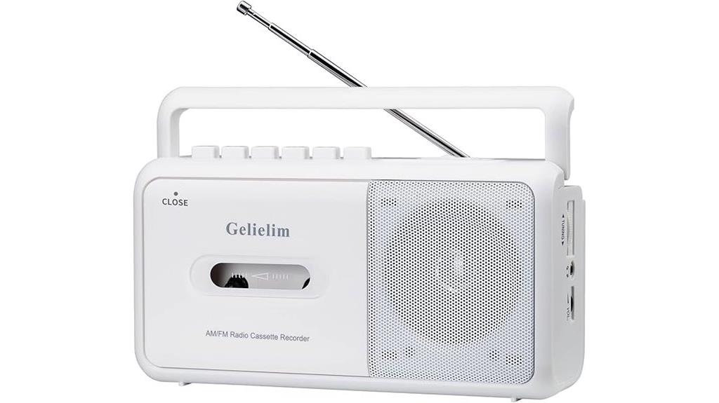 portable cassette boombox