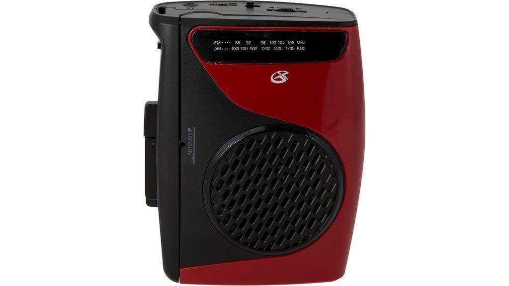 portable cassette player with headphones