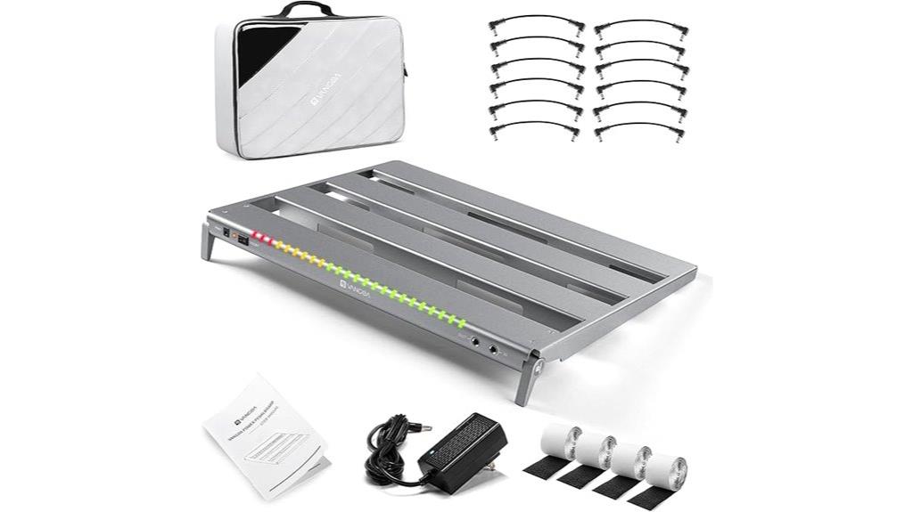 portable medium pedalboard set