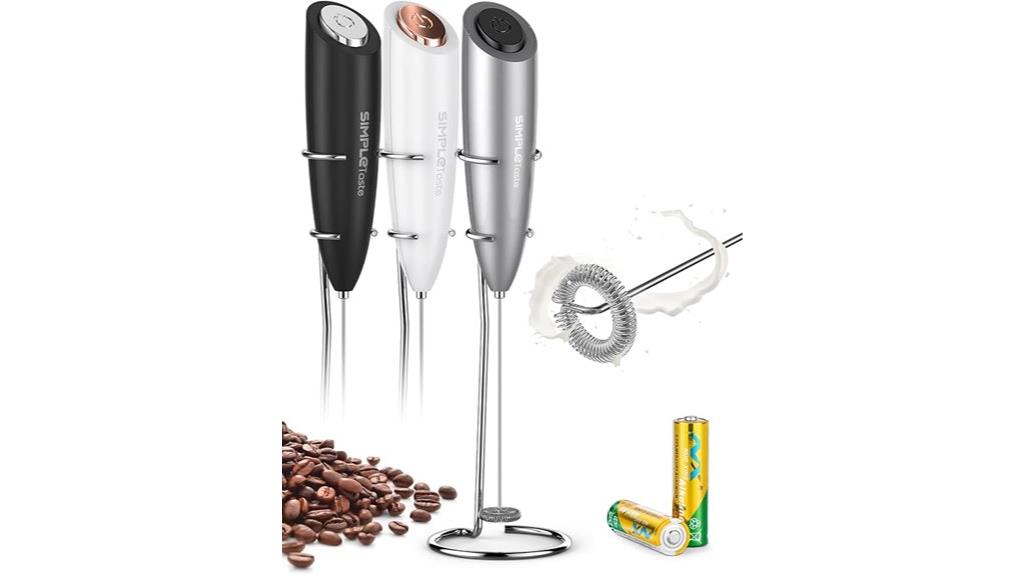 portable milk frother stand