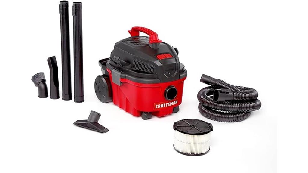 powerful 4 gallon wet vac