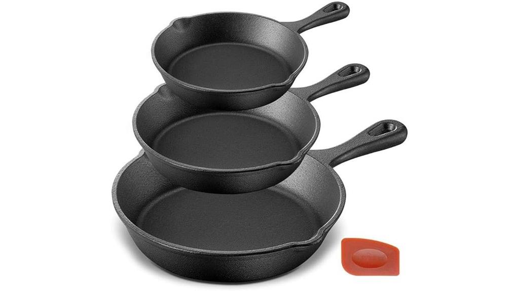 pre seasoned cast iron set