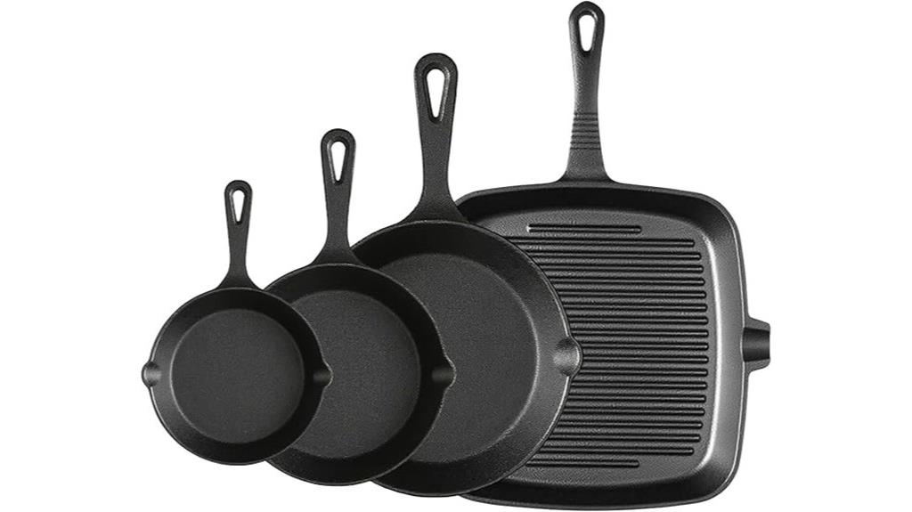 pre seasoned cast iron skillet