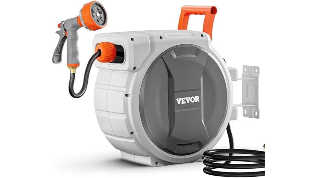 retractable garden hose reel