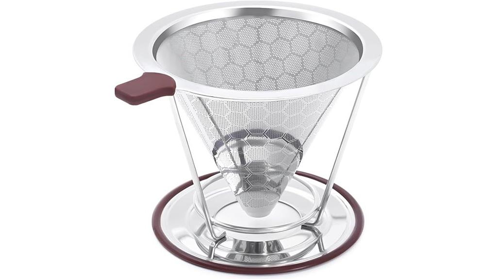 reusable stainless steel dripper