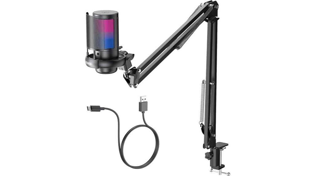 rgb gaming microphone kit